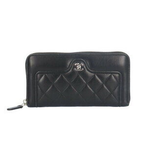 Chanel Matelasse Long Wallet Lambskin